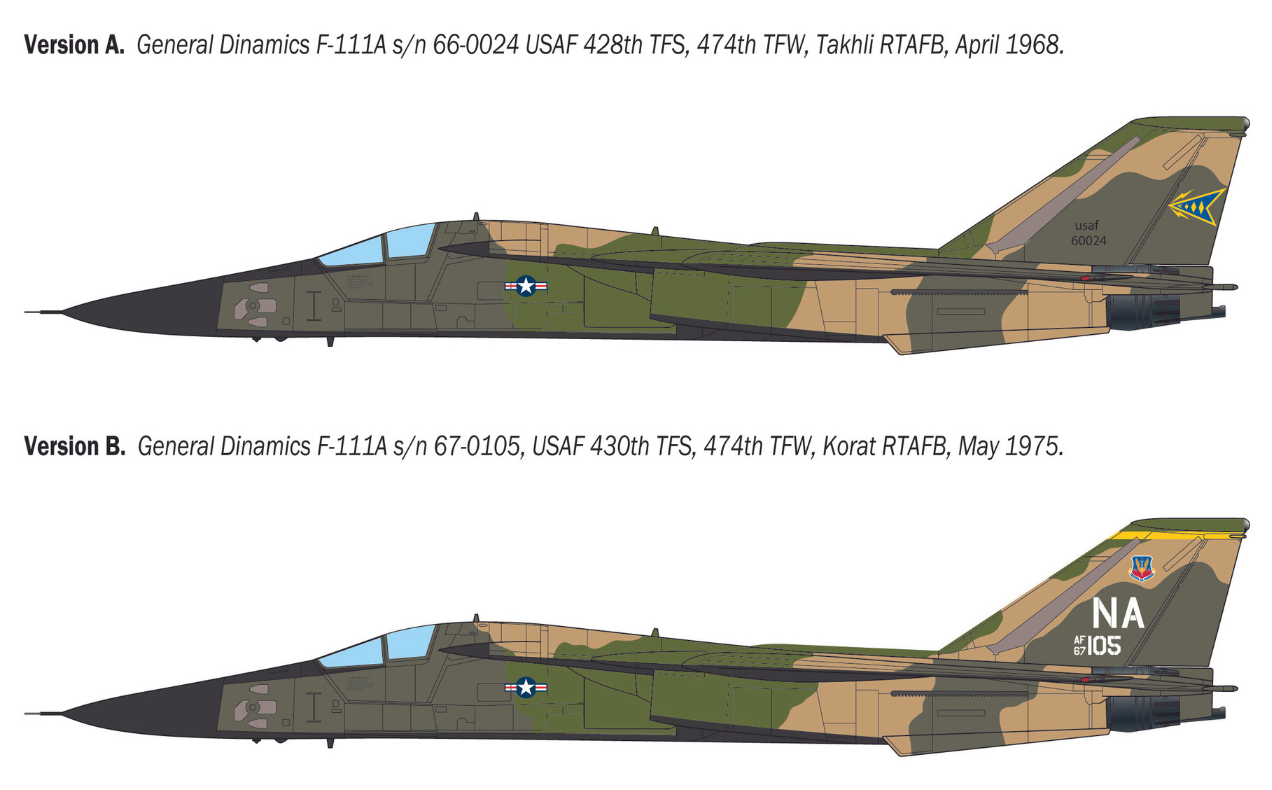 ITALERI 1/72 General Dynamics F-111A Aardvark