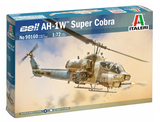 ITALERI 1/72 Bell AH-1W SuperCobra Attack Helicopter