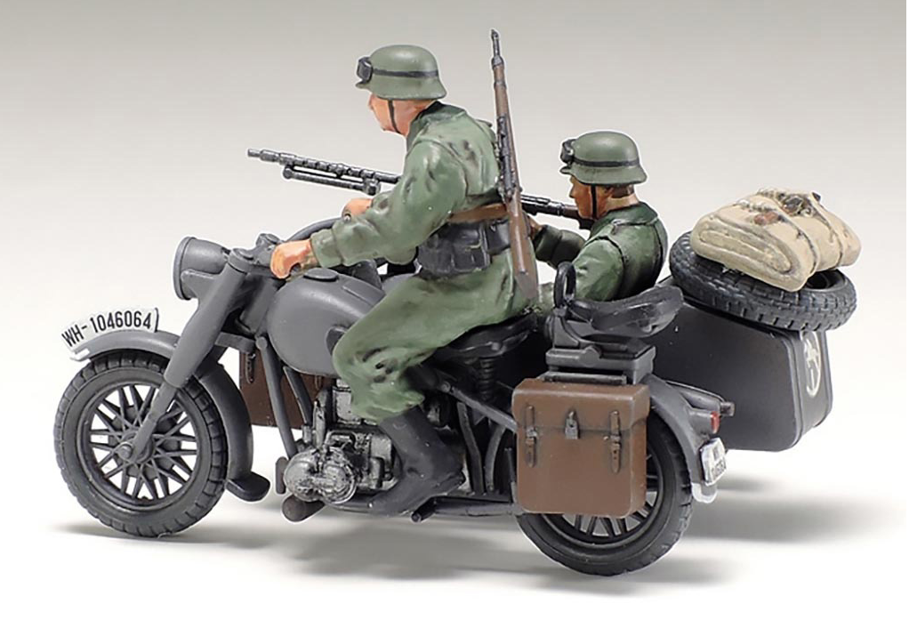 TAMIYA 1/48 GERMAN MOTORCYCLE/SIDECAR