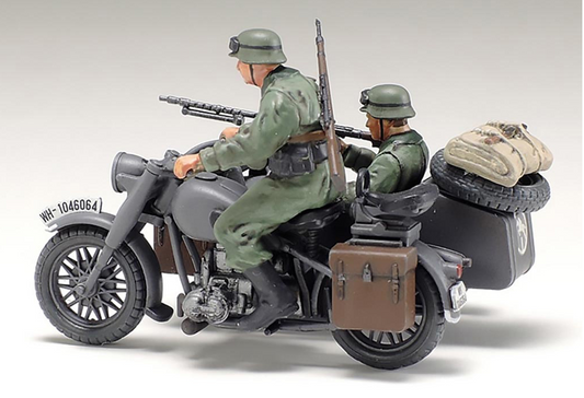 TAMIYA 1/48 GERMAN MOTORCYCLE/SIDECAR