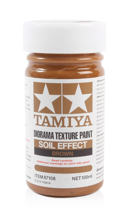 Tamiya 87108 Texture Paint Soil Brown