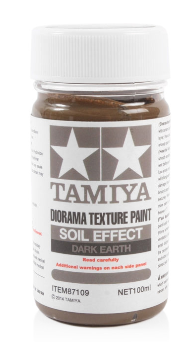 Tamiya 87109 Texture Paint Soil Dark Earth