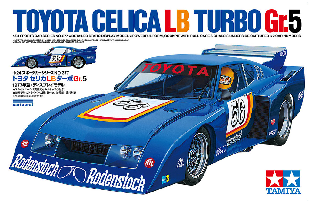 TAMIYA 1/24 Toyota Celica LB Turbo Gr.5