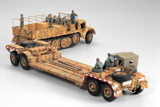 TAMIYA 1/35 German Famo And Tank Transporter