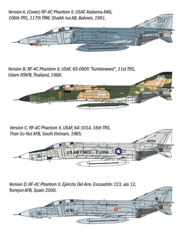 ITALERI 1/48 McDonnell Douglas RF-4C/E Phantom II