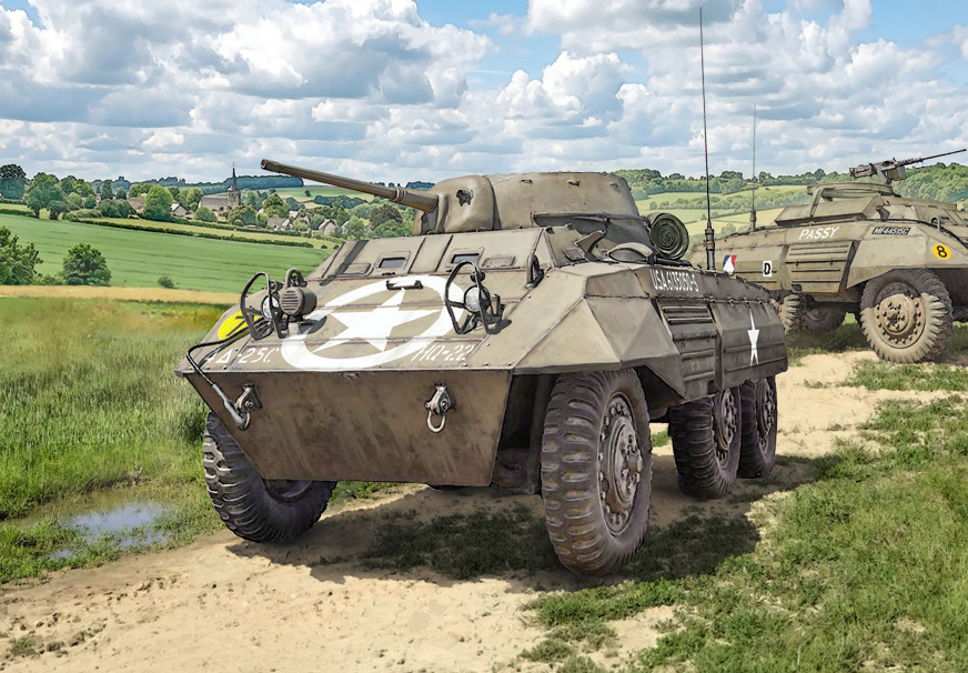 ITALERI 1/72 M8 Greyhound / M20