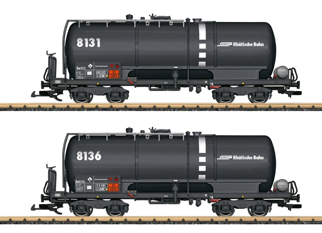 LGB G Scale RhB Tank Car Set
