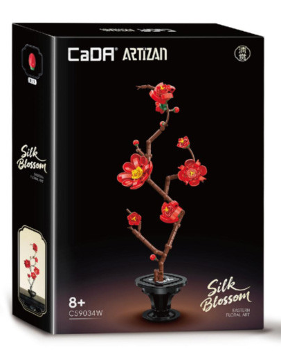 Oriental Floral Art: Silk Blossom - 305 pcs
