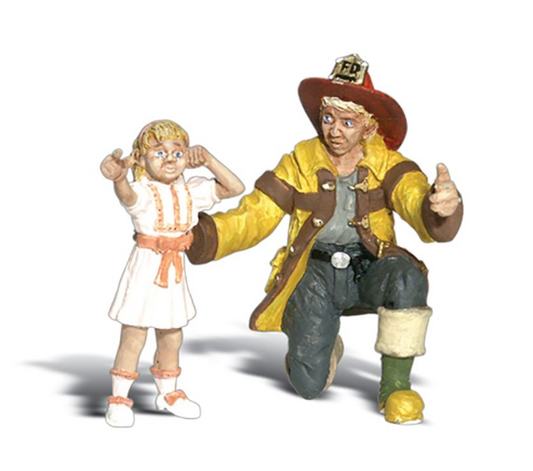 Woodland Scenic -  A2539 Fireman Bill And Betsy