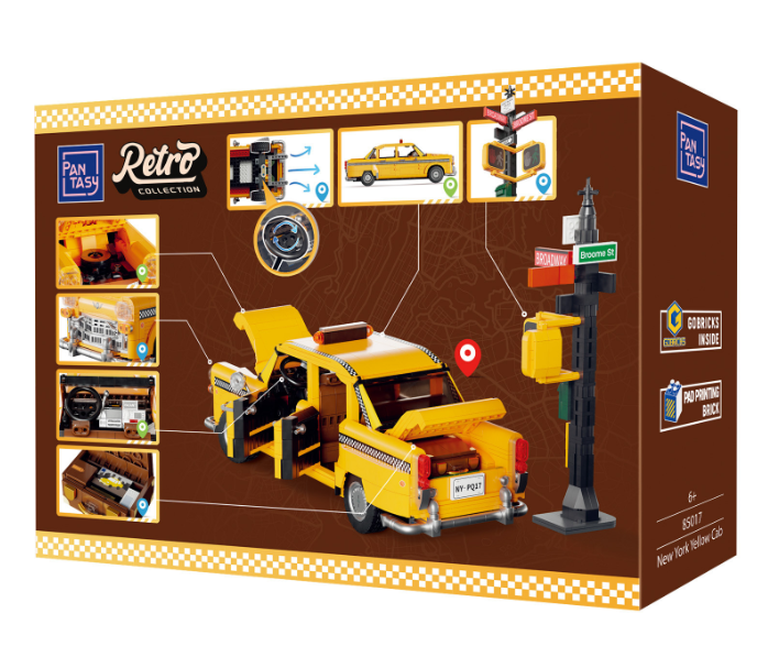 Pantasy - New York Yellow Taxi Cab - 1601 pcs