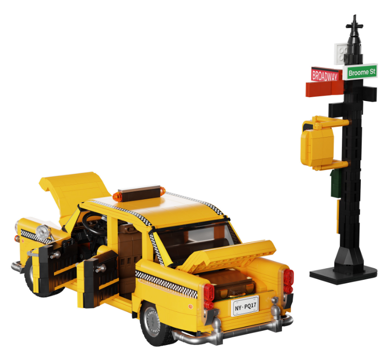 Pantasy - New York Yellow Taxi Cab - 1601 pcs