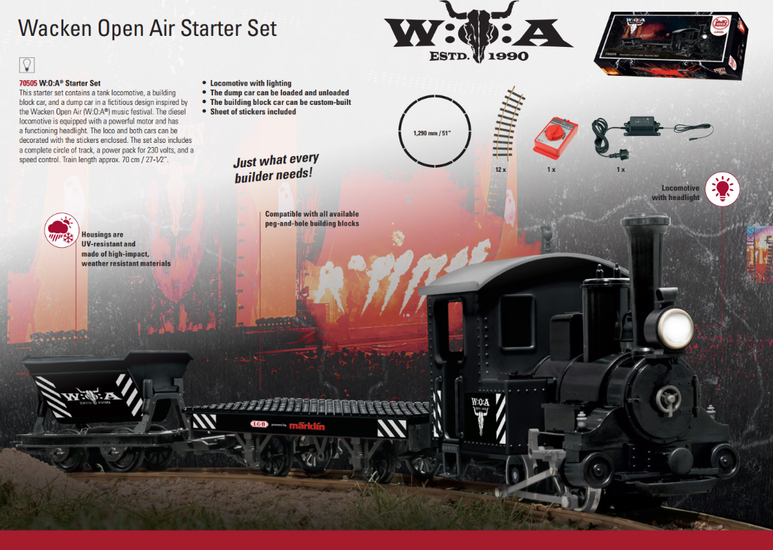 LGB Wacken Open Air Music Festival Train Starter Set