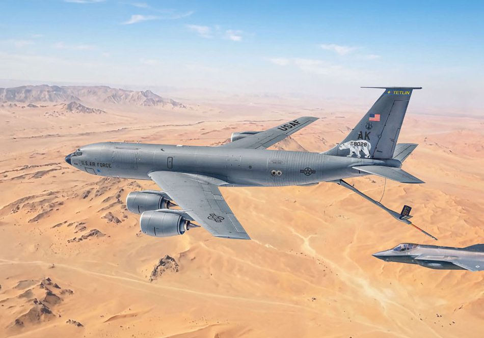 ITALERI 1/72 KC-135 R/FR Stratotanker Aerial Refuelling Aircraft