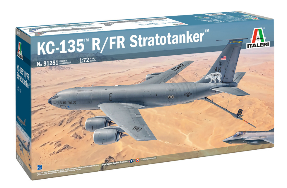 ITALERI 1/72 KC-135 R/FR Stratotanker Aerial Refuelling Aircraft