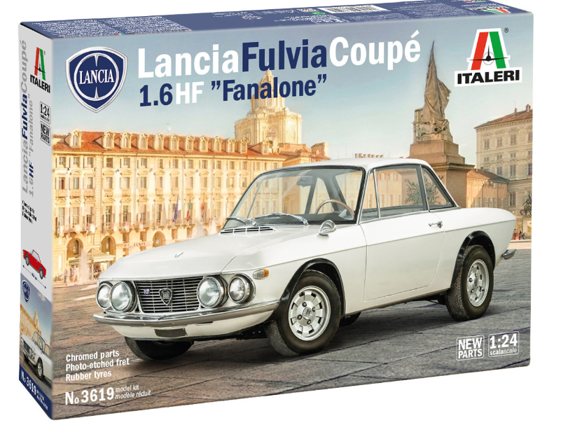 ITALERI 1/24 Lancia Fulvia Coupé 1.6 HF ‘Fanalone’