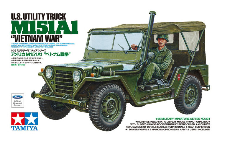 Tamiya - 1/35 U.S. Utility Truck M151A1 Jeep "Vietnam War"