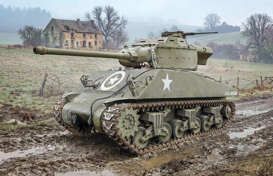 ITALERI 1/35 90mm GMC M36B1 Tank Destroyer