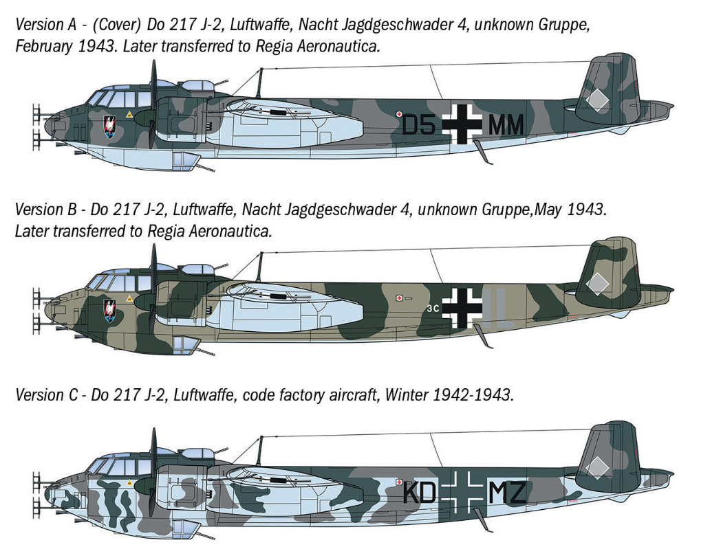 ITALERI 1/72 Dornier Do 217 J1/J2 Nachtjäger
