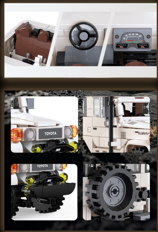 Toyota 1:24 FJ40 Land Cruiser - 373 pcs
