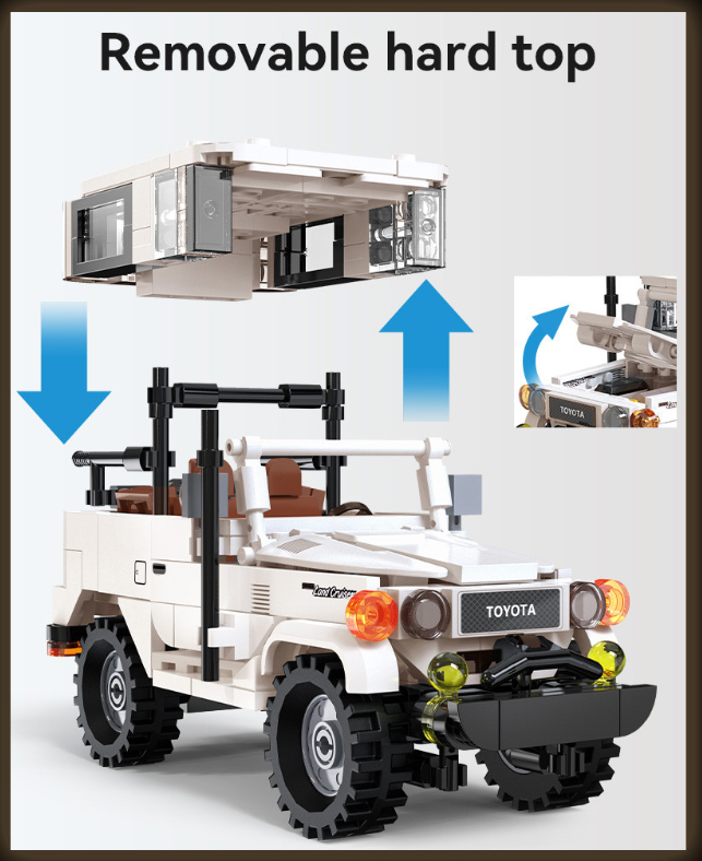 Toyota 1:24 FJ40 Land Cruiser - 373 pcs