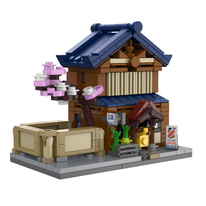 Mini Japanese Sento Bathhouse - 352 pcs