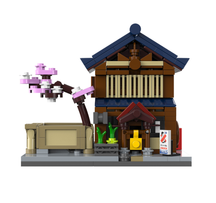 Mini Japanese Sento Bathhouse - 352 pcs