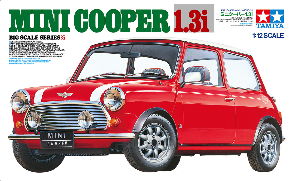 Tamiya RC Vehicles - 1/12 Mini Cooper 1.3i