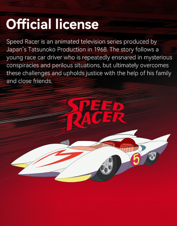 Speed Racer 1:24 Mach 5 Car - 294 pcs