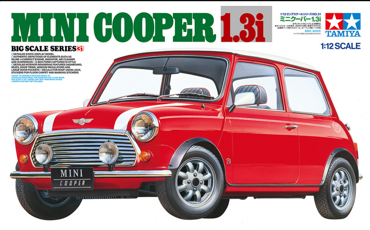 TAMIYA - 1/12 Mini Cooper 1.3i