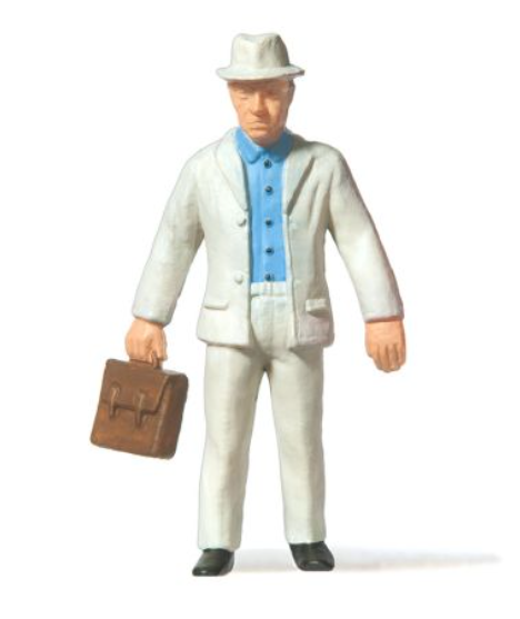 Merten Man with Briefcase Figure