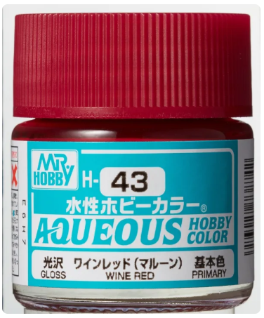 Aqueous H-043 Wine Red