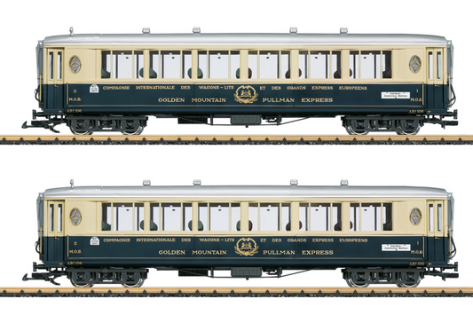 LGB Golden Mountain Pullman Express Passenger Car Set 2
