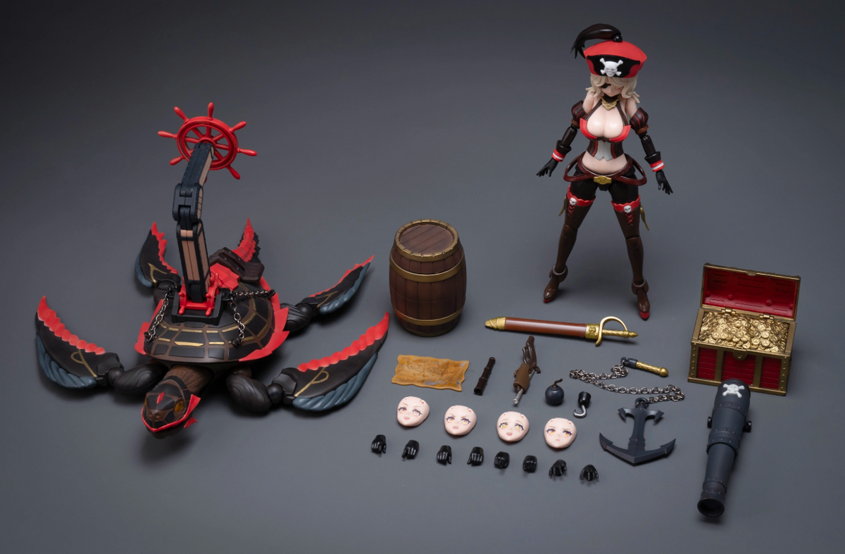 Border Models Pirate Captain Queen Anne