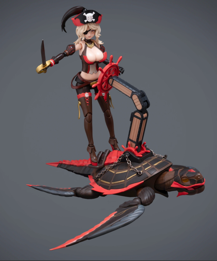 Border Models Pirate Captain Queen Anne