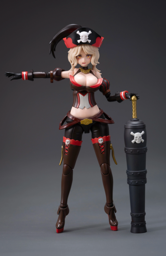 Border Models Pirate Captain Queen Anne