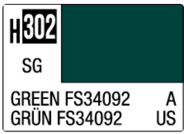 Aqueous H-302 Green FS 34092 (US)