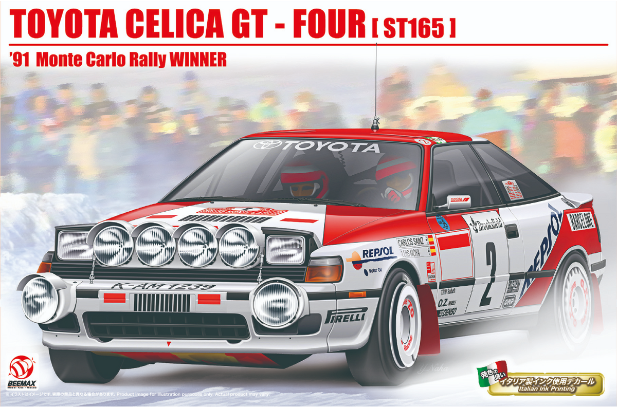 TAMIYA - 1/24 Toyota Celica GT-Four ST-165 1991 Monte Carlo Rally Winner
