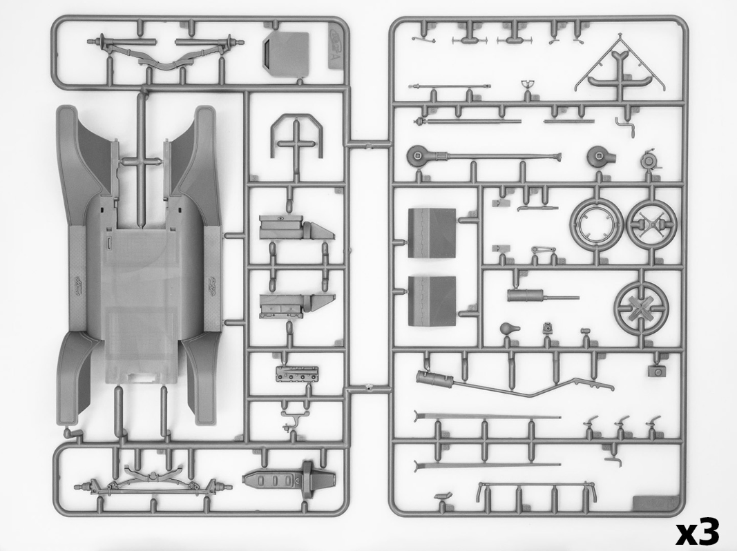 The Various 'Tin Lizzie' Ford Model T Variants (Set of 3) - ICMDS2402