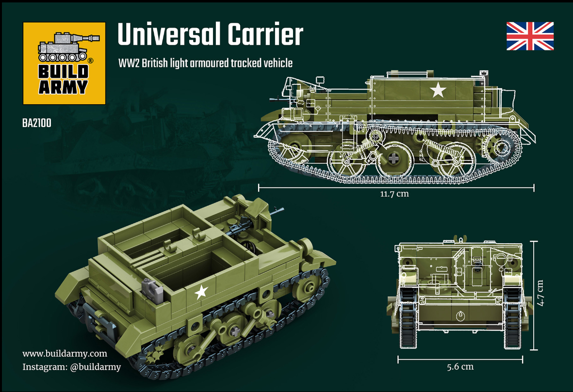 Universal Carrier Armoured Tracked Vehicle BA2100