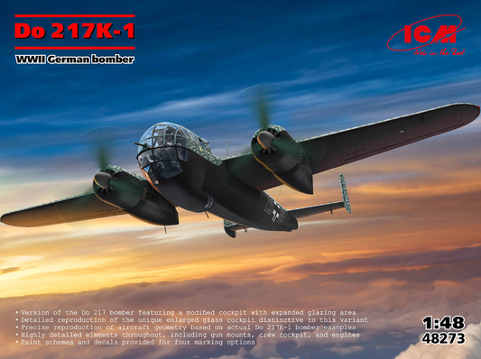Do 217K-1, WWII German Bomber ICM48273