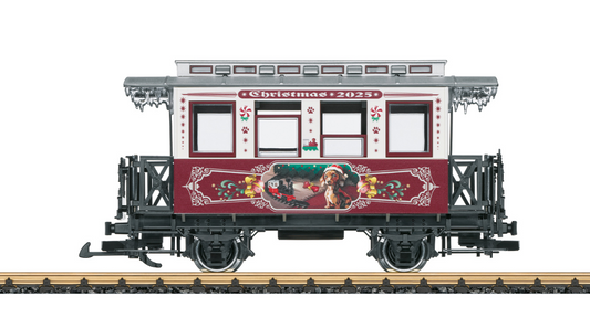 LGB G Scale- 2025 Christmas car 36025