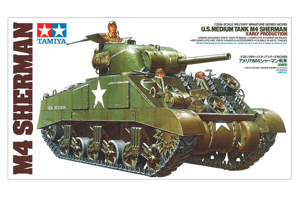 TAMIYA - US M4 Sherman Tank (Early Production)