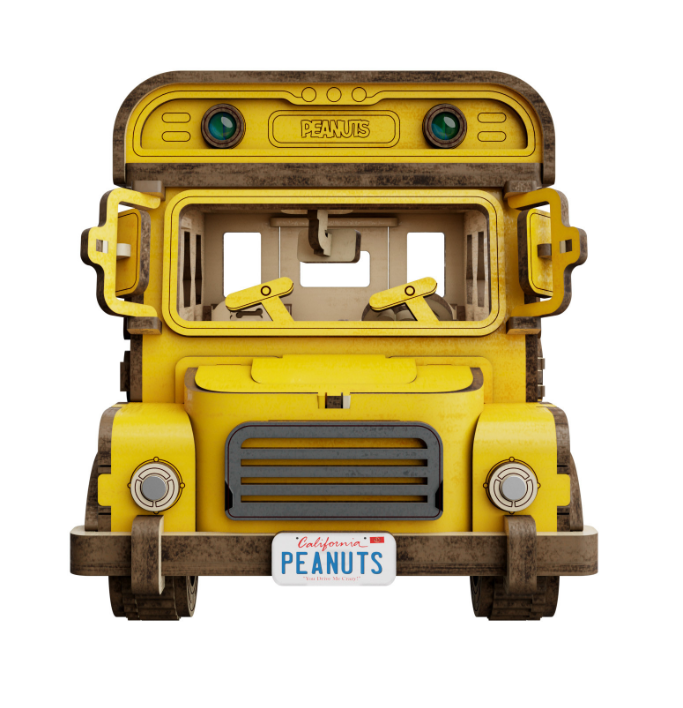 Puremind - Peanuts™ Snoopy Yellow School Bus