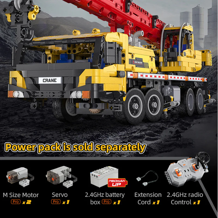 Full function mobile Crane - 1831pcs - C61081W